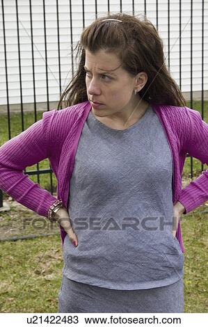 Stock Image - age, woman, outfit, easter, female, intense. Fotosearch