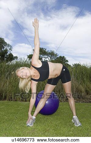 air, woman, open, exercising, female, young View Large Photo Image Stock Image - air, woman, open, exercising, female, young. Fotosearch