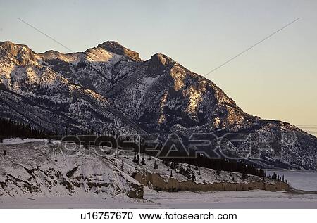 alberta, mountains, covered, snow, winter, rocky View Large Photo Image Stock Image - alberta, mountains, covered, snow, winter, rocky. Fotosearch