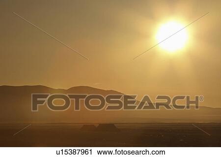 Stock Image - alberta, sun, rural, hills, montana, setting. Fotosearch