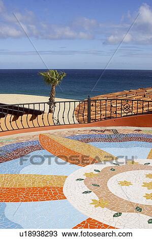 blue, view, balcony, table, mosaic, partial View Large Photo Image Stock Image - blue, view, balcony, table, mosaic, partial. Fotosearch