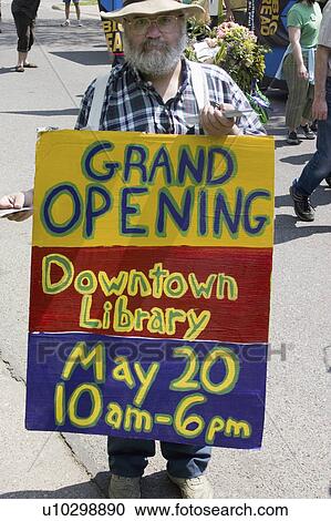 board, opening, sandwich, library, downtown, grand View Large Photo Image Stock Image - board, opening, sandwich, library, downtown, grand. Fotosearch