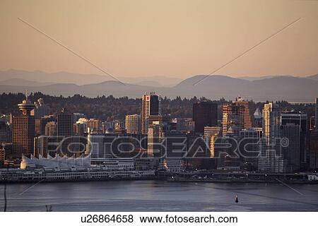 british, light, beautiful, vancouver, downtown, morning View Large Photo Image Stock Photo - british, light, beautiful, vancouver, downtown, morning. Fotosearch
