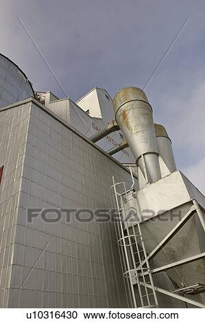 Stock Image - canada, elevator, saskatchewan, scenic, holdfast, grain. Fotosearch