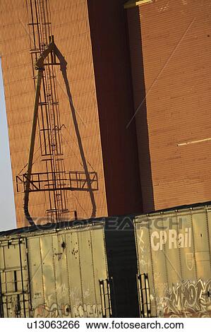 Stock Photograph - canada, elevator, saskatchewan, scenic, tuxford, grain. Fotosearch