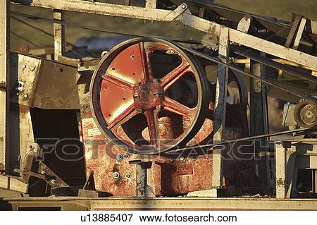 Stock Photo - canada, gravel, saskatchewan, scenic, conveyor, part. Fotosearch