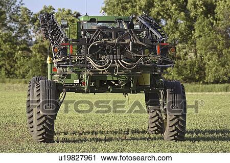 Stock Image - canada, implement, saskatchewan, scenic, rest, spraying. Fotosearch