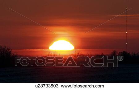 Stock Image - canada, setting, saskatchewan, scenic, sun, gorgeous. Fotosearch