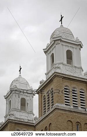 Stock Photo - cathedral, churches, saskatchewan, gravelbourg, catholic. Fotosearch
