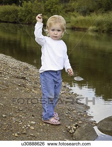 children, girl, riverside, little, posing, pretty View Large Photo Image Stock Photograph - children, girl, riverside, little, posing, pretty. Fotosearch