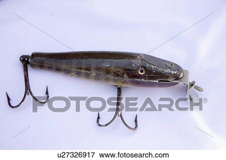 Stock Photo - clitherall, looking, lure, fishing, striped, dangerous. Fotosearch