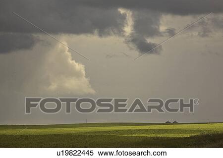 Stock Photography - clouds, bins, grain, two, storm. Fotosearch