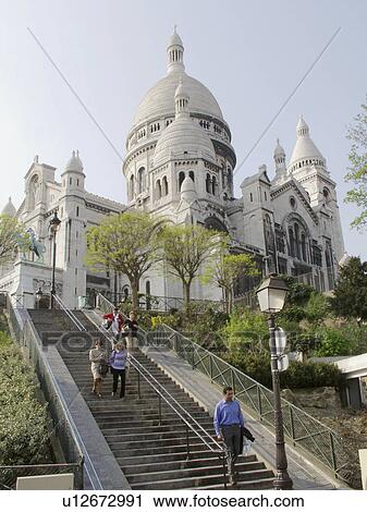 Stock Image - coeur, travel, france, paris, sacre. Fotosearch