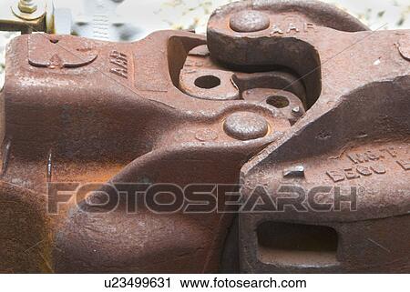 Stock Image - connect, coupling, link, coupler, knuckle, train. Fotosearch