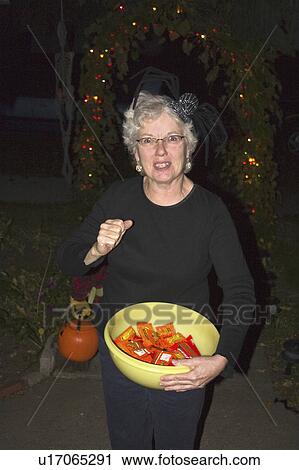 Stock Image - costume, age, spider, halloween, 63, neighbor. Fotosearch