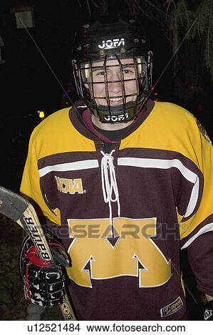costume, trick, player, hockey, treater, halloween View Large Photo Image Picture - costume, trick, player, hockey, treater, halloween. Fotosearch