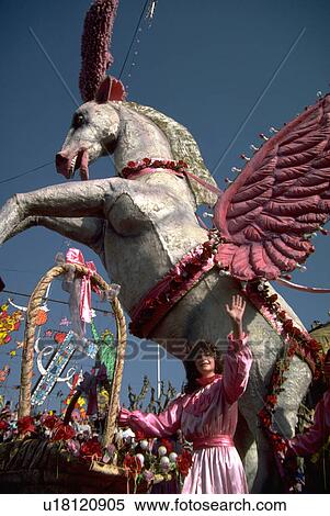 Stock Photography - cote, gras, floats, festival, celebration, mardi. Fotosearch