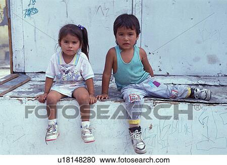 Stock Image - cuidad, kids, portrait, babies, toddlers, children. Fotosearch