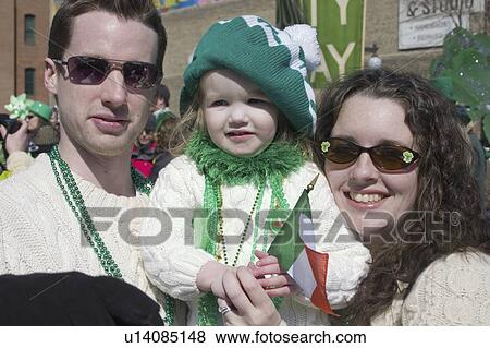 day, enjoying, patricks, saint, st, family View Large Photo Image Stock Photo - day, enjoying, patricks, saint, st, family. Fotosearch