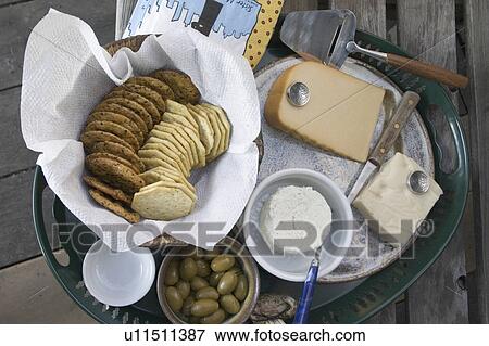 deck, cracker, patio, tray, snack, cheese View Large Photo Image Stock Photo - deck, cracker, patio, tray, snack, cheese. Fotosearch