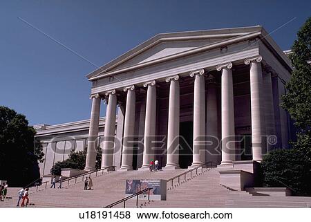 Stock Photo - district, gallery, dc, washington, art, national. Fotosearch