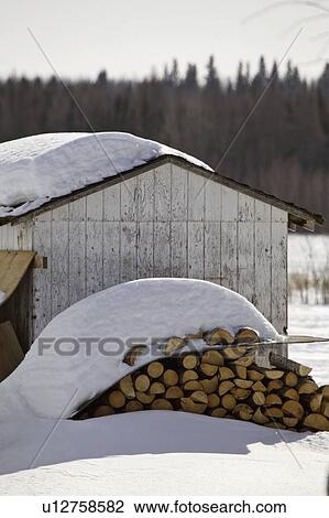 dore, covered, pile, wood, fire, snow View Large Photo Image Stock Image - dore, covered, pile, wood, fire, snow. Fotosearch