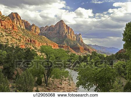 Stock Photo - dream, mt, spiritual, metaphorical, zion, watchman. Fotosearch