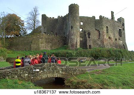 Stock Photo - dylan, laugharne, poet, welch, home, castle. Fotosearch