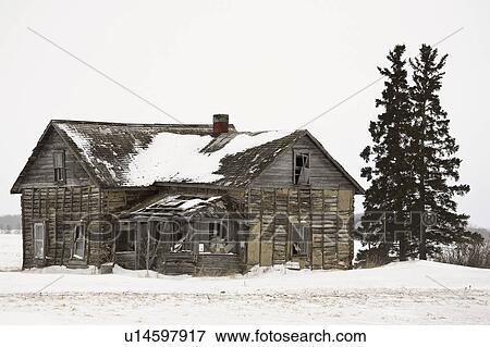 farm, derelict, winter, house, abandoned View Large Photo Image Stock Photo - farm, derelict, winter, house, abandoned. Fotosearch