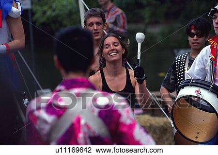 Stock Image - festival, day, davis, california, university, picnic. Fotosearch