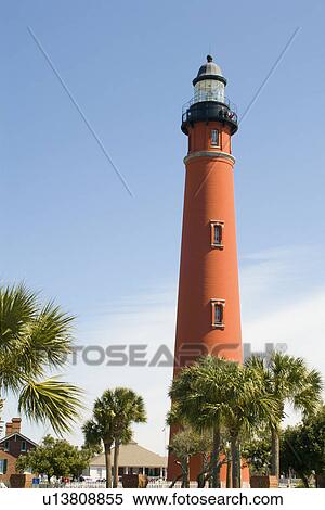 Stock Photography - florida, inlet, beach, daytona, lighthouse, ponce. Fotosearch