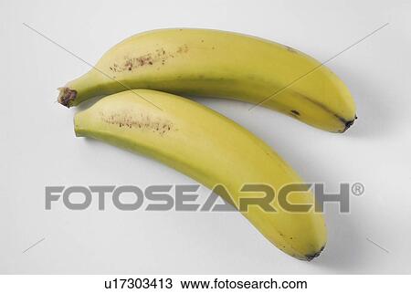 Stock Image - fruit, canarian, banana, bananas, island, pair. Fotosearch