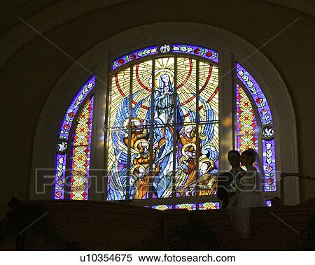 gravelbourg, groom, windows, glass, stained, bride View Large Photo Image Stock Photography - gravelbourg, groom, windows, glass, stained, bride. Fotosearch