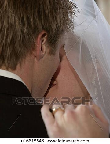 Stock Photograph - groom, moose, street, main, bride. Fotosearch