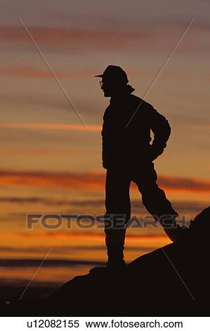 Stock Photography - hike, released, sunset, dusk, national, model. Fotosearch