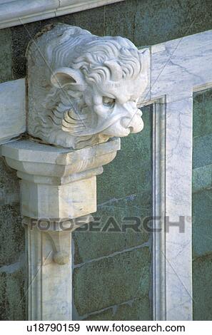 Stock Photo - historic, side, italy, florence, duomo, gargoyle. Fotosearch