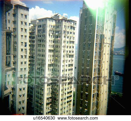 holga, density, kong, hong, living, high View Large Photo Image Stock Image - holga, density, kong, hong, living, high. Fotosearch