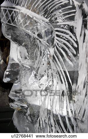 Stock Image - indian, male, portrait, ice. Fotosearch