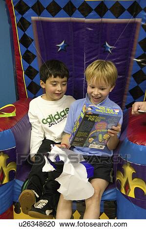 Stock Image - inflatable, birthday, up, pump, gift, opening. Fotosearch