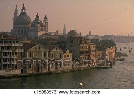 Stock Image - italy, canal, venice, city, floating, view. Fotosearch