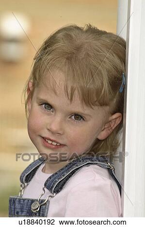 Stock Image - jaw, young, moose, posing, girl, pretty. Fotosearch