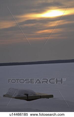 lake, picnic, winter, waskesui View Large Photo Image Stock Photography - lake, picnic, winter, waskesui. Fotosearch