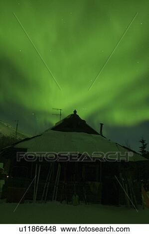 lights, borealis, northern, ak, wiseman, aurora View Large Photo Image Stock Photo - lights, borealis, northern, ak, wiseman, aurora. Fotosearch
