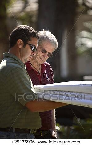 Stock Photograph - looking, florida, scenic, plans, contracters. Fotosearch