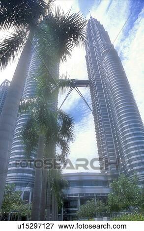 Stock Photo - malaysia, twin, lumpur, kuala, towers, petronas. Fotosearch