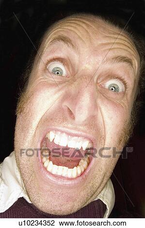 Stock Image - male, life, loosing, crazy. Fotosearch