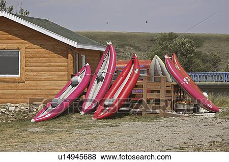 Stock Photo - marys, canoes, st, saint, rent, rubber. Fotosearch