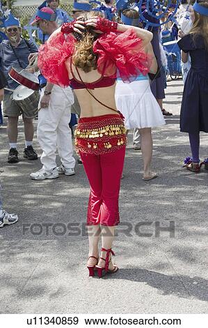Stock Photo - may, red, beast, heart, costume, performer. Fotosearch
