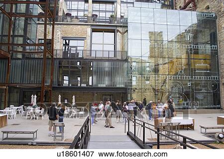Stock Photo - minnesota, mill, minneapolis, museum, city, courtyard. Fotosearch