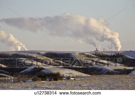 Picture - mosiac, air, mine, potash, smoke. Fotosearch